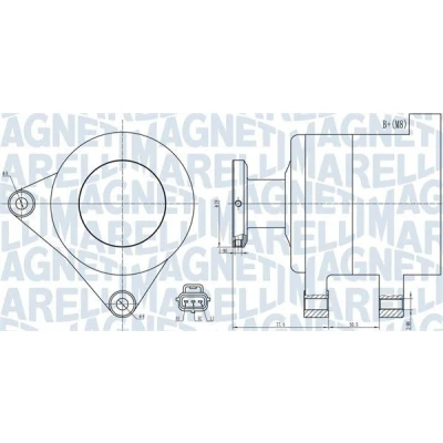 Bilde av MAGNETI MARELLI 063731999010 Dynamo 14V 150A