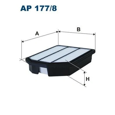 Bilde av FILTRON AP 177/8 Luftfilter 54 200 264 Filterinnsats KIA: CARENS 2
