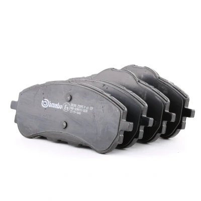 Bilde av BREMBO P 61 120 Bremseklosser ekskl. slitasjevarselkontakt med bremsecaliperskruer tilbehør PEUGEOT: 308 II Hatchback