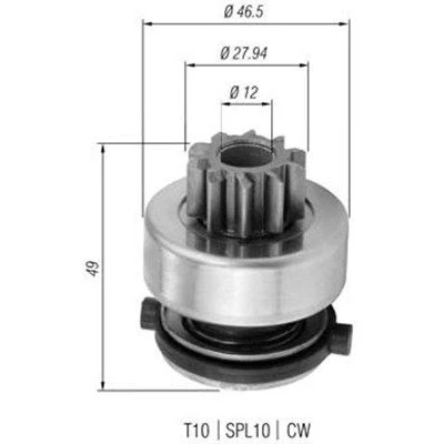 Bilde av MAGNETI MARELLI 940113020357 Lite tannhjul, starter
