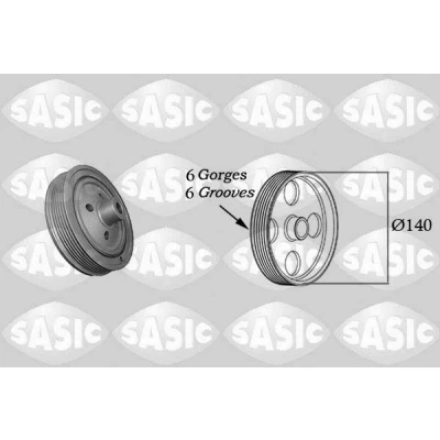 Bilde av SASIC 2156055 Remskive Veivaksel 140 FORD: Focus 2 Kombi