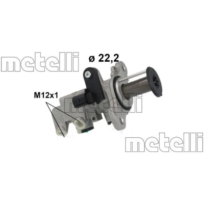 Bilde av METELLI 05 1263 Hovedsylinder 22,2mm Aluminium