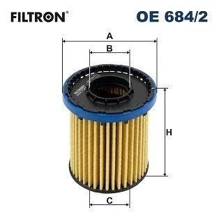 Bilde av FILTRON OE 684/2 Oljefilter Filterinnsats OPEL: Astra K Sports Tourer, Insignia B Hatchback
