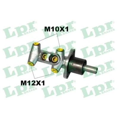 Bilde av LPR 1353 Hovedsylinder 23,81 Aluminium 12 X 1 (2), 10 (2)