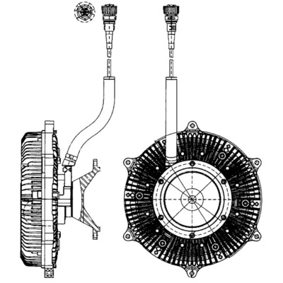 Bilde av MAHLE ORIGINAL CFC 215 000P Viscous Clutch