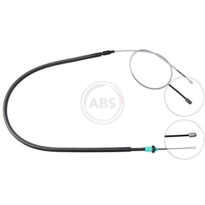 Bilde av A.B.S. K13076 Bremsekabel 1796 Trommelbrems for høyre/venstre ratt PEUGEOT: 207 Hatchback