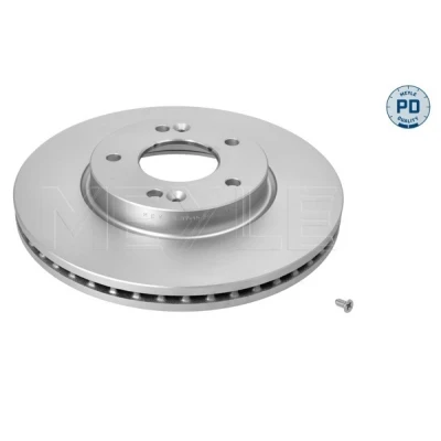 Bilde av MEYLE 37 15 521 0044/PD Bremseskiver framaksel 288 25 5 114,3 ventilert Sink lamell belagt med skruer
