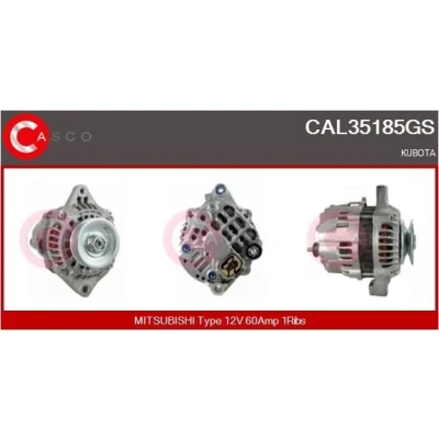 Bilde av CASCO CAL15325AS Dynamo 12V 180A VOLKSWAGEN: Multivan 5 (7HM, Transporter 5, Bus, SKODA: Superb II Stasjonsvogn, AUDI: A4 B7 Avant