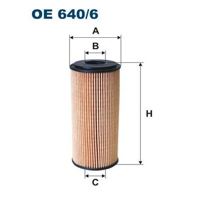 Bilde av Oljefilter, mercedes benz a klass [w168, w169], b sports tourer [w245], vaneo [414], 640 180 00 09, 01 09 90, 0
