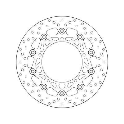 Bilde av BREMBO Bremseskive Serie Oro foran 298mm 5mm 5 hullet, todelt bremseskive, flytende 78B40831 Bremseskiver, Skivebremser