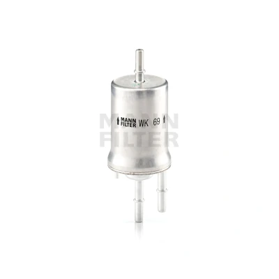 Bilde av MANN FILTER WK 69 Drivstoffilter ledningsfilter, med integrert trykkregulator 8 VOLKSWAGEN: Jetta 4, Polo V Sedan, Transporter 5
