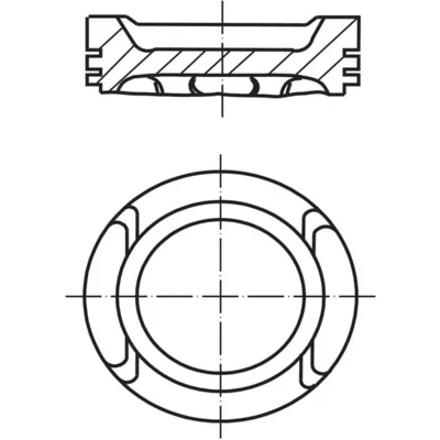Bilde av MAHLE ORIGINAL 030 60 13 Motorstempel 83,01