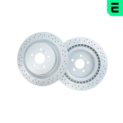 Bilde av OPTIMAL BS 9956HC Bremseskiver bakaksel 345 26 05/06 innvendig ventilert, slisset / perforert belagt høy karbon MERCEDES BENZ: ML Klasse, GL, GLE SUV