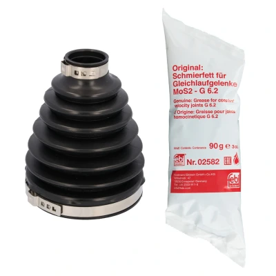 Bilde av FEBI BILSTEIN 184426 Drivakselmansjett hjulside, framaksel høyre, venstre termoplastisk polyester elastomer