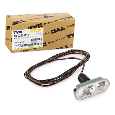 Bilde av TYC 18 0237 05 9 Blinklys på begge sider med pæreholder VOLKSWAGEN: Transporter 5, Caddy 3, Polo IV Hatchback, SEAT: Leon I Hatchback