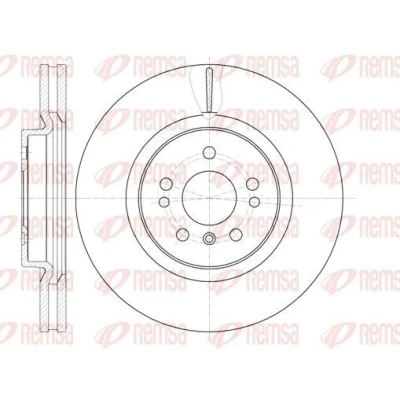 Bilde av REMSA 61165.10 Bremseskiver framaksel 330, 330 32 5 ventilert MERCEDES BENZ: ML Klasse, GL, R Klasse