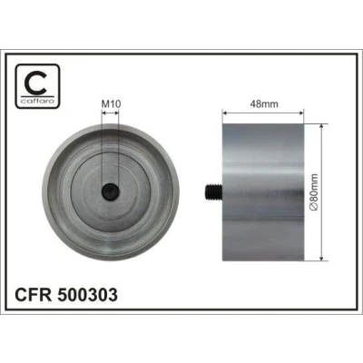 Bilde av Styrerulle, kilereim CAFFARO 500303