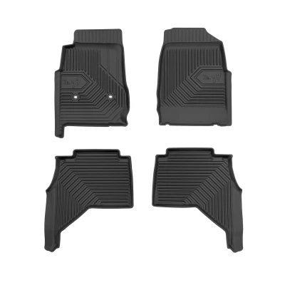 Bilde av FROGUM No. 77 77426153 Gulvmatte sett gummi foran og bak 4 svart Skreddersydd ISUZU: D Max II Pick up