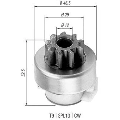 Bilde av MAGNETI MARELLI 940113020325 Lite tannhjul, starter