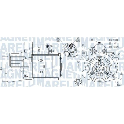 Bilde av MAGNETI MARELLI 063721491010 Starter 12 2,5 9 NISSAN: TERRANO 2