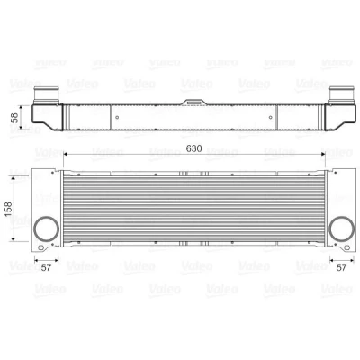 Bilde av VALEO 818356 Ladeluftkjøler uten EGR ventil MERCEDES BENZ: Vito Minibuss, Mixto