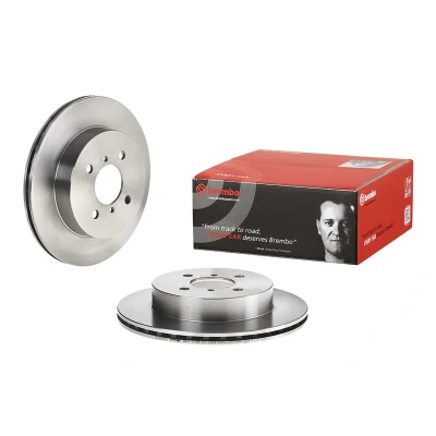 Bilde av BREMBO 09.9599.10 Bremseskiver 257 17 4 innvendig ventilert SUZUKI: IGNIS I, 2