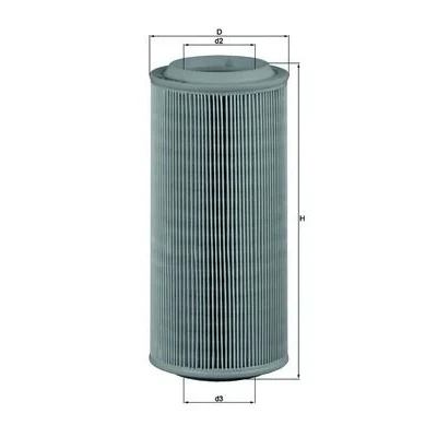 Bilde av MAHLE ORIGINAL LX 685 Luftfilter 263,0 116,5 Filterinnsats VOLKSWAGEN: Polo III Hatchback