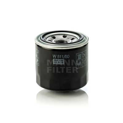 Bilde av MANN FILTER W 811/80 Oljefilter M 20 X 1.5 med en retursperreventil Påskruingsfilter HYUNDAI: ACCENT 3 Stufenheck, Tucson,