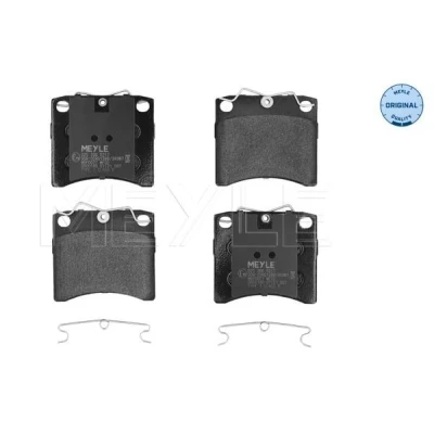 Bilde av MEYLE 025 206 5217 Bremseklosser ORIGINAL Quality framaksel ekskl. slitasjevarselkontakt med antihyle blikk VOLKSWAGEN: TRANSPORTER 4 Bus