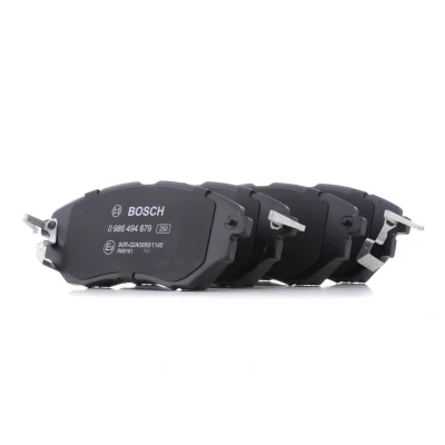 Bilde av BOSCH 0 986 494 679 Bremseklosser Low Metallic med akustisk slitasjevarsel antihyle blikk SUBARU: Legacy 4, Forester IV, Outback IV