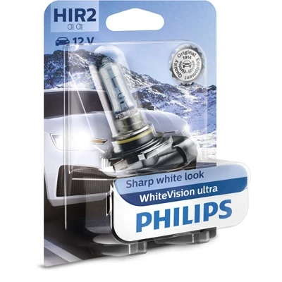 Bilde av Halogenlampe PHILIPS WhiteVision ultra HIR2 PX22d, passer mange bilmodeller