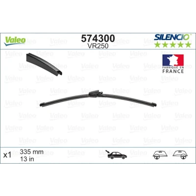 Bilde av Vindusvisker Valeo Silencio X.trm, Rear 574300 335mm bak Rammeløs VOLKSWAGEN: Touareg I, Tiguan II, SKODA: Fabia 2