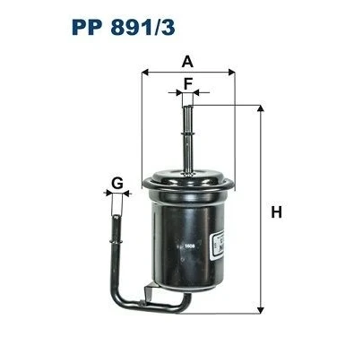 Bilde av FILTRON PP 891/3 Drivstoffilter ledningsfilter 8 MAZDA: MX 5 2