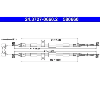 Bilde av Bremsewire ATE 24.3727 0660.2