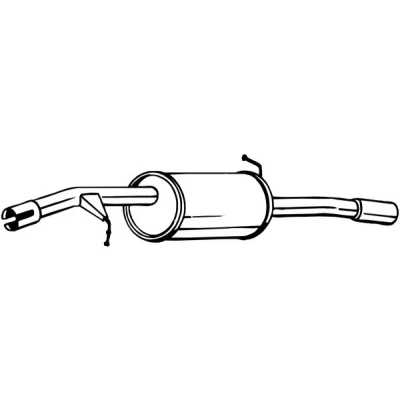 Bilde av sluttlyddemper, citroën c3 ii, 1607387580