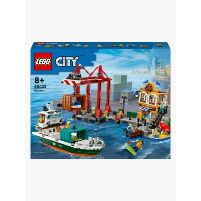 Bilde av LEGO City 60422 Havneområde med lasteskip Byggesett Plast