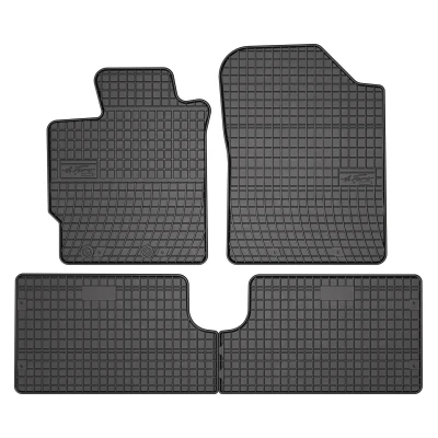 Bilde av FROGUM 0808 Gulvmatte sett gummi foran og bak 4 svart Skreddersydd TOYOTA: Yaris III Hatchback