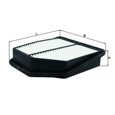 Bilde av MAHLE ORIGINAL LX 4082 Luftfilter 53,0 215 240,0 Filterinnsats SUZUKI: Grand Vitara 2 SUV