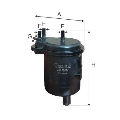 Bilde av Drivstoffilter MFILTER DF 3529
