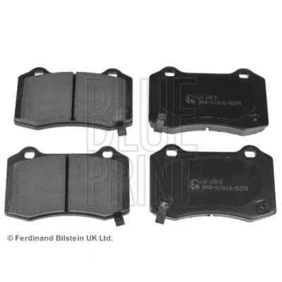 Bilde av BLUE PRINT ADA104206 Bremseklosser bakaksel med akustisk slitasjevarsel TESLA: Model S, X, JEEP: GRAND CHEROKEE 4, CHEVROLET: Camaro V Coupé