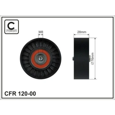 Bilde av Remstrammer, kilerem, audi a4 b6, b6 avant, b7, b7 a6 c5, c5 c6, c6 seat exeo, exeo st, 06B 903 1