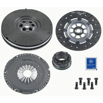 Bilde av SACHS ZMS Modul 2290 601 069 Clutch med clutchtrykkplate, dobbeltmassesvinghjul, svinghjulskruer clutchplate, utløserlager 240