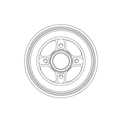 Bilde av TRW DB4575B Bremsetrommel med lager, ABS senorring 234mm