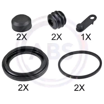 Bilde av Reparasjonssett, bremseklave, Framaksel, mercedes benz,renault,renault trucks,vw, 2E0 615 101A( ), 102A( 105A(