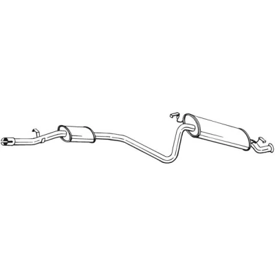 Bilde av sluttlyddemper, fiat seicento / 600, 600 skåp/halvkombi, 46521913, 46523254, 46559845, 46559846