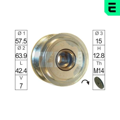 Bilde av ERA ZN5567 Frihjul Dynamo