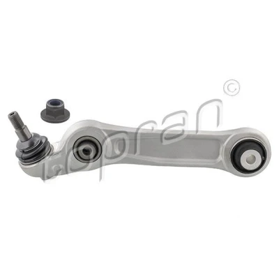 Bilde av TOPRAN 502 378 Bærebru med mutter, gummifeste, støtte / styreledd nede, bak, framaksel venstre Casterstag Aluminium BMW: 5 Touring, Sedan