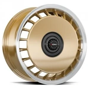 Bilde av RONAL R50 REV R Black Front Cut 8x18 5/110 ET35 B65.1 Aluminiumfelger