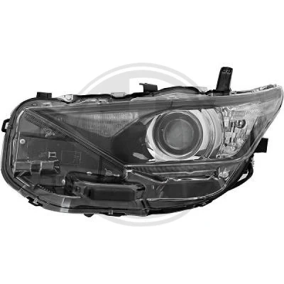 Bilde av DIEDERICHS 6660187 Frontlykter venstre LED, HIR2 med motor for høydejustering hovedlys TOYOTA: Auris Hatchback