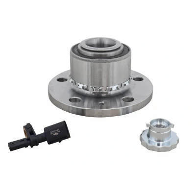 Bilde av VEMO V10 72 0295 Hjullagersett framaksel høyre med sensor, hjuldreietall 126,6 SKODA: Fabia 2, Rapid Spaceback, Roomster, VOLKSWAGEN: Polo V Hatchback